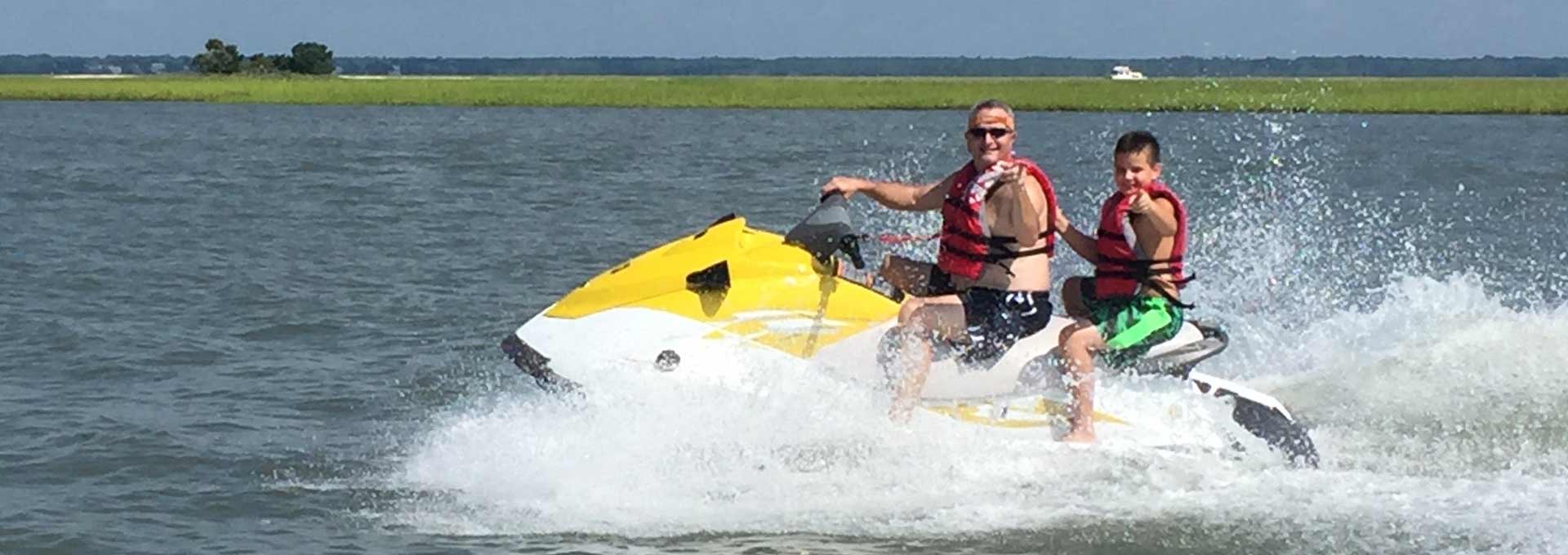 Waverunner rentals jetski island tours